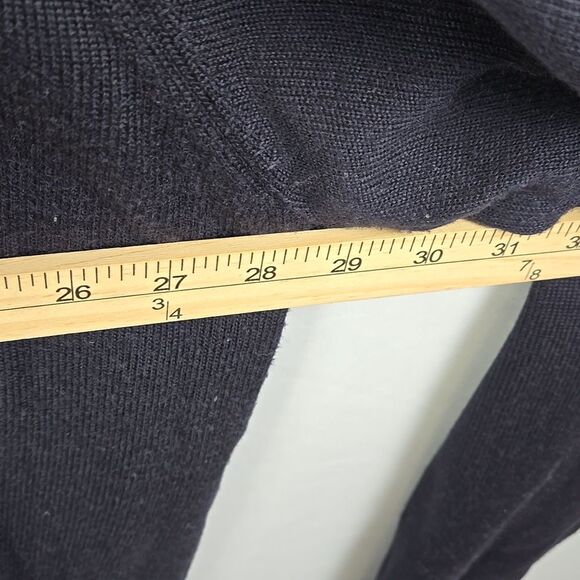 Stacy Adams Navy Blue Tan Plaid Quarter Zip Pullover Sweater Sz 5X - Picture 11 of 12